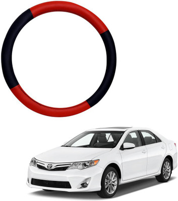 AYW Steering Cover For Toyota Camry(Red, Black, Leather)