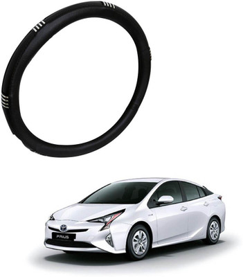 AYW Steering Cover For Toyota Prius(Chrome, Black, Leather)