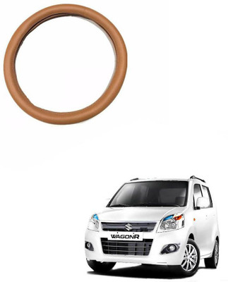 AYW Steering Cover For Maruti WagonR(Tan, Leather)
