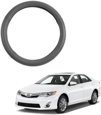 MATIES Steering Cover For Toyota Camry(Grey, Leatherite)