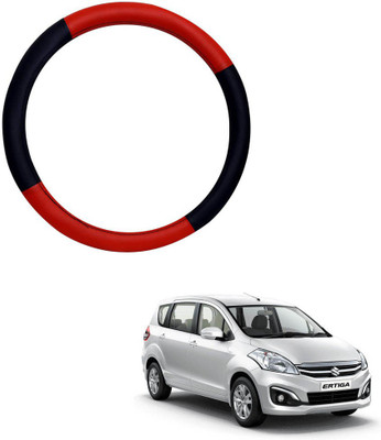 AYW Steering Cover For Maruti Ertiga(Red, Black, Leather)