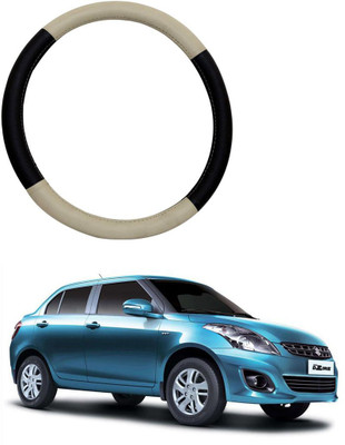 AYW Steering Cover For Maruti Swift Dzire(Beige, Brown, Leather)