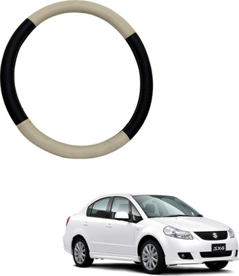monolive Steering Cover For Maruti SX4(Beige Brown, Leatherite)
