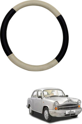 AYW Steering Cover For HM Ambassador 2.0D(Beige, Black, Leather)