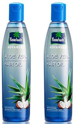 Parachute Advanced Aloe Vera Enriched Coconut 250 ml(Pack of 2) Hair Oil(500 ml)