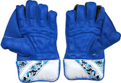 JetFire Regular Wicket Keeping Gloves Wicket Keeping Gloves (Men, Blue) Wicket Keeping Gloves(Blue)