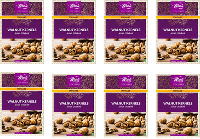 SHREE MURLI Walnut Kernels without shell 2 kg (Pack of 8 x 250 grams) Walnuts(8 x 0.25 kg)