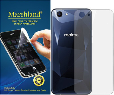 MARSHLAND Back Screen Guard for OPPO Realme 1 Matte, Matte finish(Pack of 1)