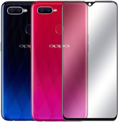 HOBBYTRONICS Edge To Edge Tempered Glass for OPPO F9 Pro(Pack of 1)