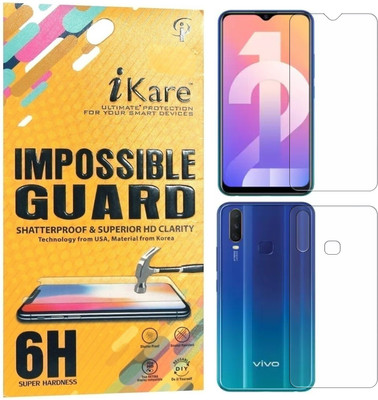 iKare Front and Back Screen Guard for Vivo Y12(Pack of 2)