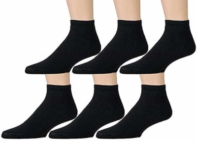 FOXSTON Girls Solid Ankle Length(Pack of 6)