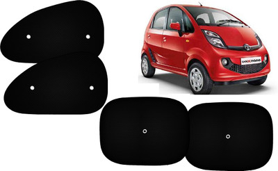 AUTO PEARL Side Window Sun Shade For Tata Nano(Black)