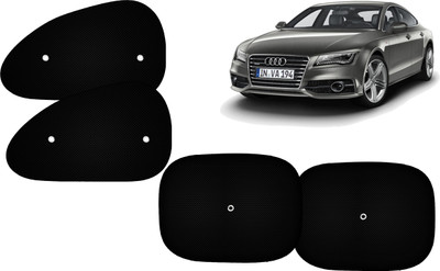 Autokite Side Window Sun Shade For Audi A7(Black)