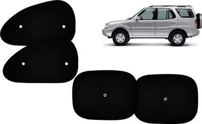 AUTO PEARL Side Window Sun Shade For Tata Safari(Black)