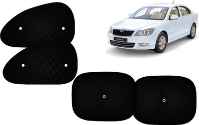 AUTO PEARL Side Window Sun Shade For Skoda Laura(Black)