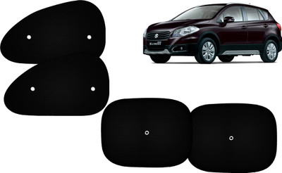 Autokite Side Window Sun Shade For Maruti Suzuki S-Cross(Black)