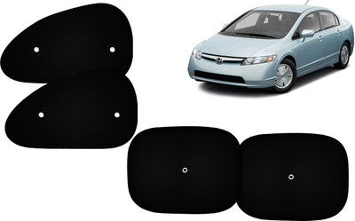 AUTO PEARL Side Window Sun Shade For Honda Civic(Black)