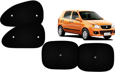 Autokite Side Window Sun Shade For Maruti Suzuki Alto K10(Black)