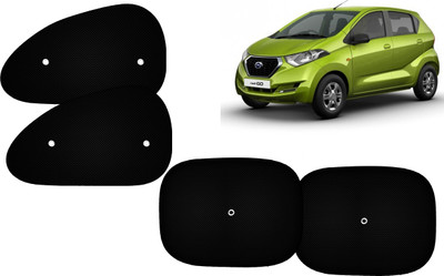 AUTO PEARL Side Window Sun Shade For Datsun Go(Black)