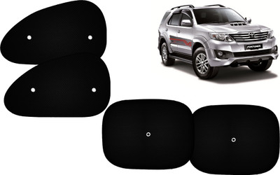 AUTO PEARL Side Window Sun Shade For Toyota Fortuner(Black)