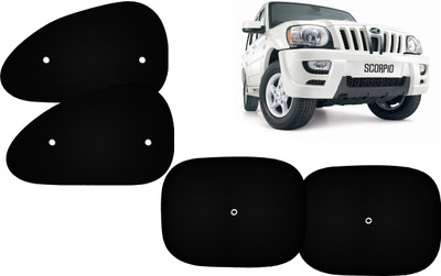 AUTO PEARL Side Window Sun Shade For Mahindra Scorpio(Black)