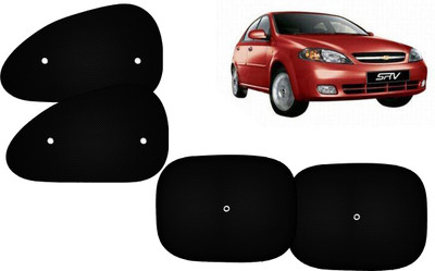 Autokite Side Window Sun Shade For Chevrolet Optra SRV(Black)