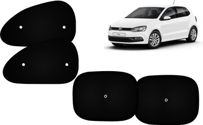 Autokite Side Window Sun Shade For Volkswagen Polo Exquisite(Black)