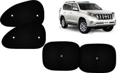 AUTO PEARL Side Window Sun Shade For Toyota Land Cruiser Prado(Black)