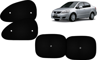 Autokite Side Window Sun Shade For Maruti Suzuki SX4(Black)