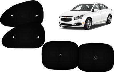 Autokite Side Window Sun Shade For Chevrolet Cruze(Black)