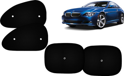 AUTO PEARL Side Window Sun Shade For BMW 6 Series(Black)