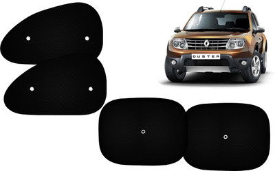 Autokite Side Window Sun Shade For Renault Duster(Black)