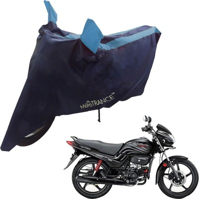 MOTOTRANCE Two Wheeler Cover for Hero(Passion Pro, Blue, Blue)