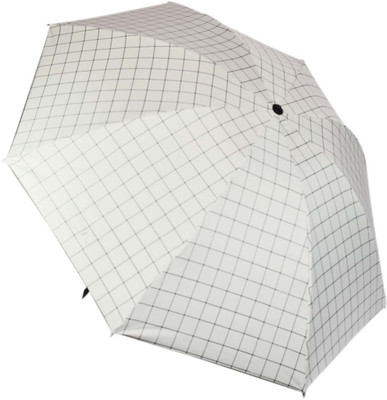 KEKEMI UMB017_02 3 Fold Check Windproof Travel Umbrella(Multicolor)