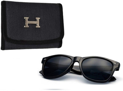 Mundkar Sunglass & Wallet Combo(Black)