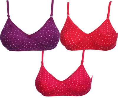 Pranky Arth Foam Combo III Women Full Coverage Heavily Padded Bra(Multicolor)