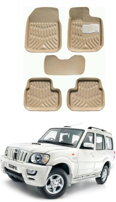 AYW Plastic 3D Mat For  Mahindra New Scorpio(Beige)