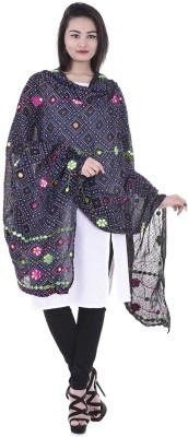 Apratim Cotton Silk Embroidered Women Dupatta