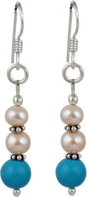 Pearlz Ocean Jade Gemstone Hook Clasp Drop & Danglers Earrings for Girls & Women Jade Alloy Drops & Danglers