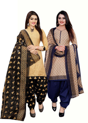 Rajnandini Cotton Blend Printed Salwar Suit Material