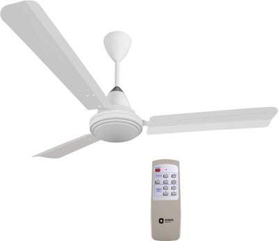 Orient Electric Ecotech Plus 1200 mm BLDC Motor with Remote 3 Blade Ceiling Fan  (White, Pack of 1)