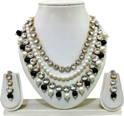 JN Handicraft Alloy Black Jewellery Set(Pack of 1)