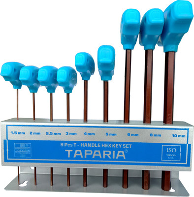 TAPARIA TAKM 9 T - handle heavy duty Allen Key Set