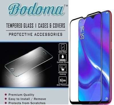 Bodoma Edge To Edge Tempered Glass for Vivo Y15 2019/Y17(Pack of 1)