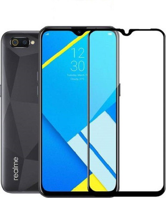 HOBBYTRONICS Edge To Edge Tempered Glass for VIVO X21(Pack of 1)
