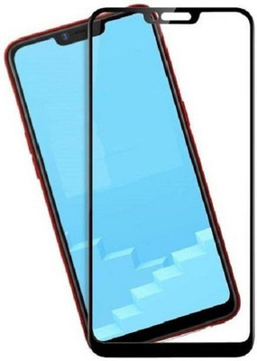 HOBBYTRONICS Edge To Edge Tempered Glass for VIVO X21(Pack of 1)
