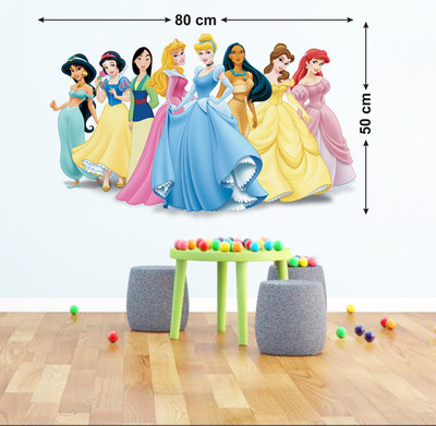 Wallzone 120 cm Barbie Doll Removable Sticker(Pack of 1)