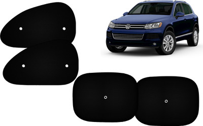 Autokite Side Window Sun Shade For Volkswagen Touareg(Black)
