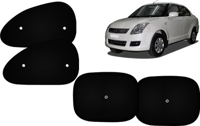 Autokite Side Window Sun Shade For Maruti Suzuki Swift Dzire(Black)