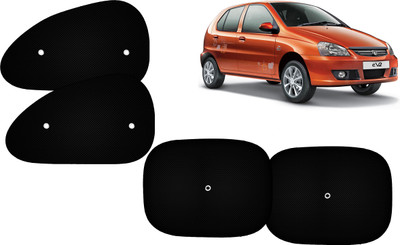 AUTO PEARL Side Window Sun Shade For Tata Indica(Black)